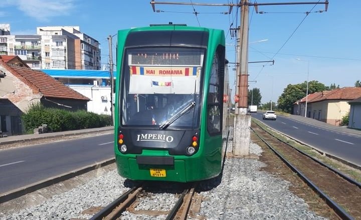 Tramvaiul Imperio circulă de astăzi şi pe Linia 7