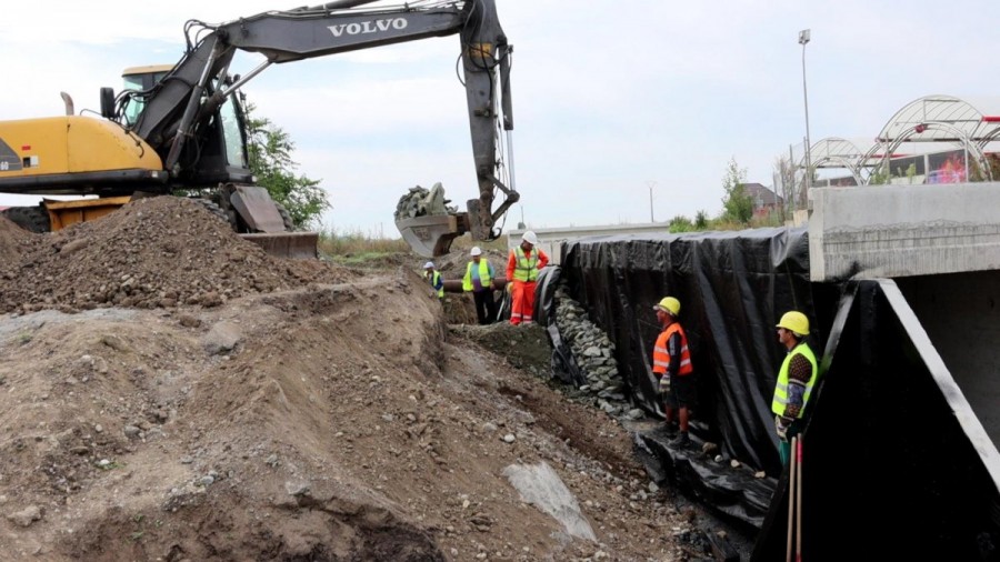 CJA construiește șase podețe noi pe drumul Arad-Șiria-Pâncota; între Arad și Horia se circulă de la sfârșitul săptămânii trecute