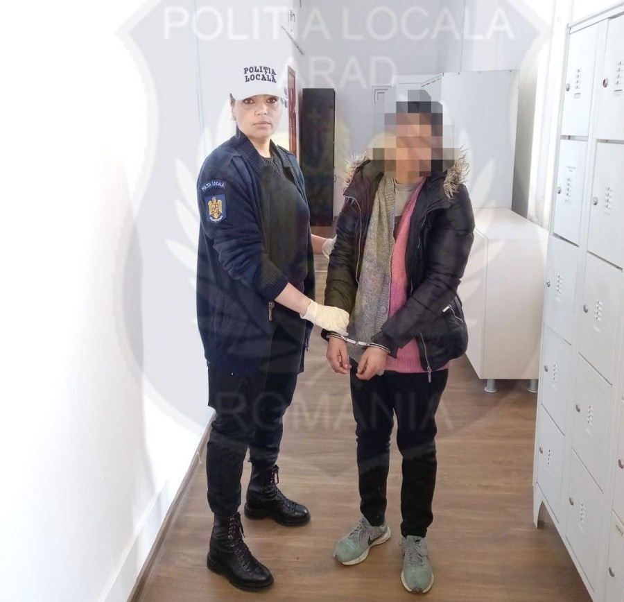 Hoaţă dată în urmărire generală prinsă de Poliţia Locală