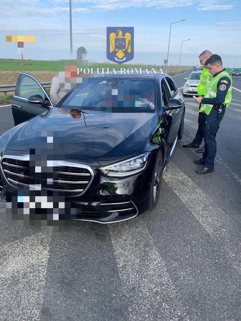 Razie de amploare pe autostradă, desfășurată de polițiști și reprezentanți RAR