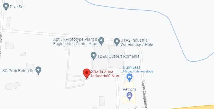 Strada Platon şi strada Aristotel, în Zona Industrială Nord