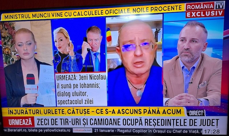 Filiera putinistă: RTV o promovează pe anarhista Cerva cu cercei în culorile Rusiei, sub formă de inimioară!