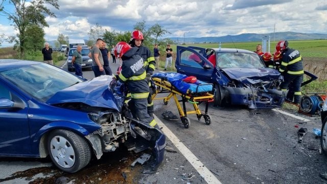 Accident auto între Arad și Horia