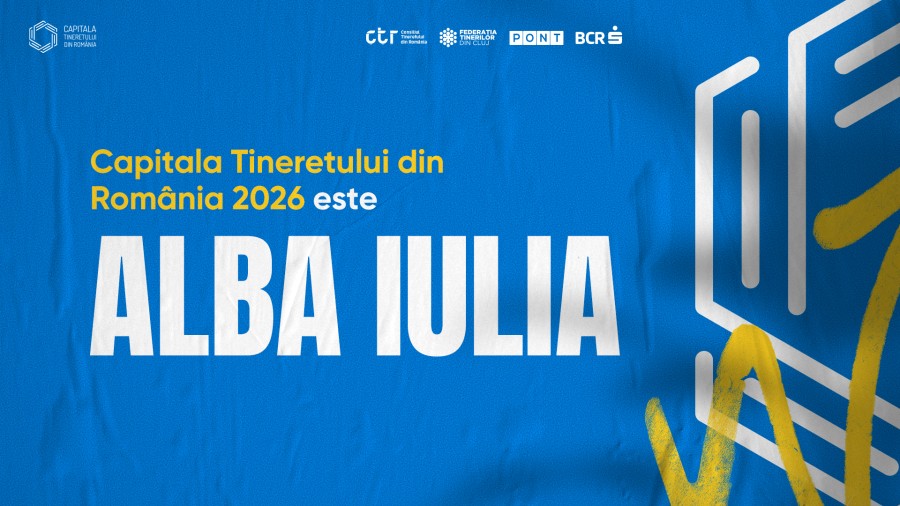 Alba Iulia va fi Capitala Tineretului din România în anul 2026