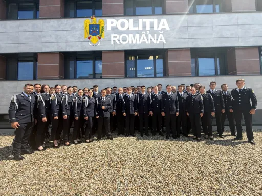 44 de agenți de poliție încadrați la IPJ Arad în iulie 2026