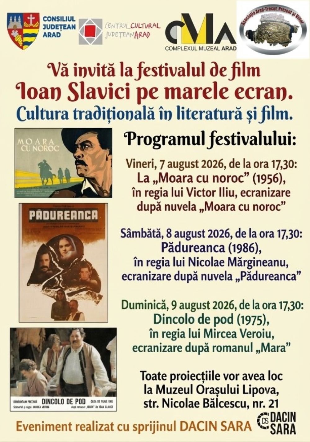 Incursiune în universul satului românesc tradițional: Ioan Slavici pe marele ecran