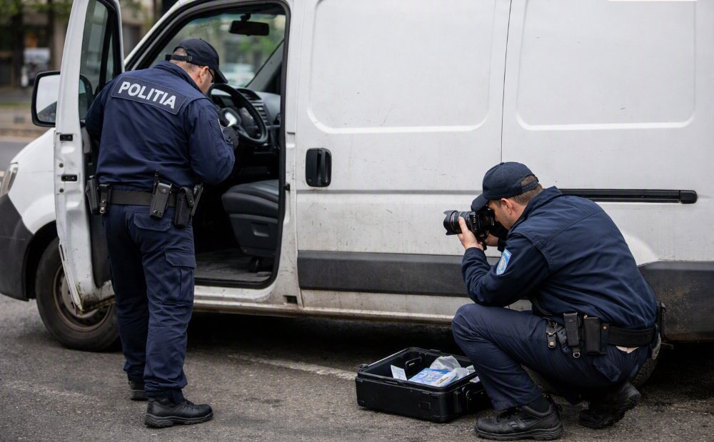 A intrat într-o autoutilitară cu portiere defecte găsită pe Splaiul Tóth Sándor și a golit cardurile