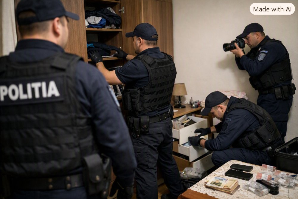 Polițiștii au descins la domiciliul unui bărbat suspectat că își obliga concubina să se prostitueze
